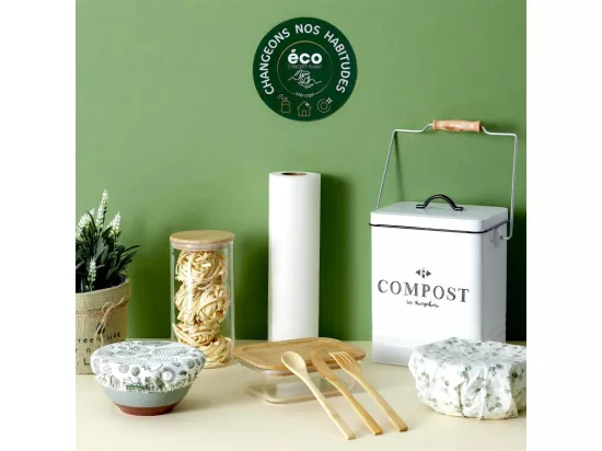 Poubelle De Compostage En Metal 5l M6