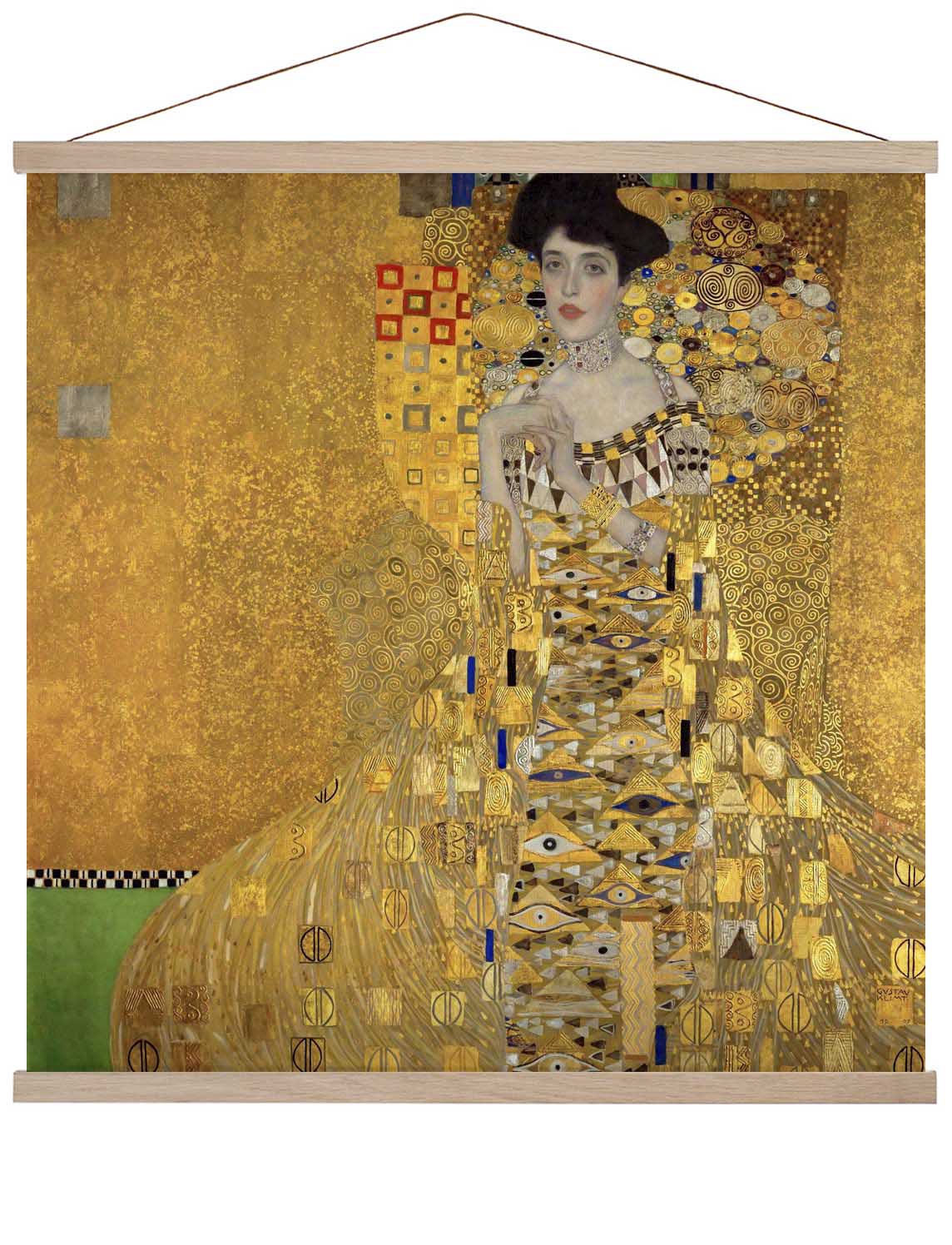 Porträt von Adele Bloch-Bauer I by Gustav Klimt