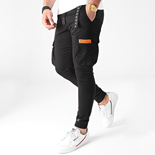 Pantalon Cargo Skinny 536 Noir