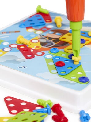 Fippla Screw A Puzzle Building Kit Barnepuslespill 64 Deler