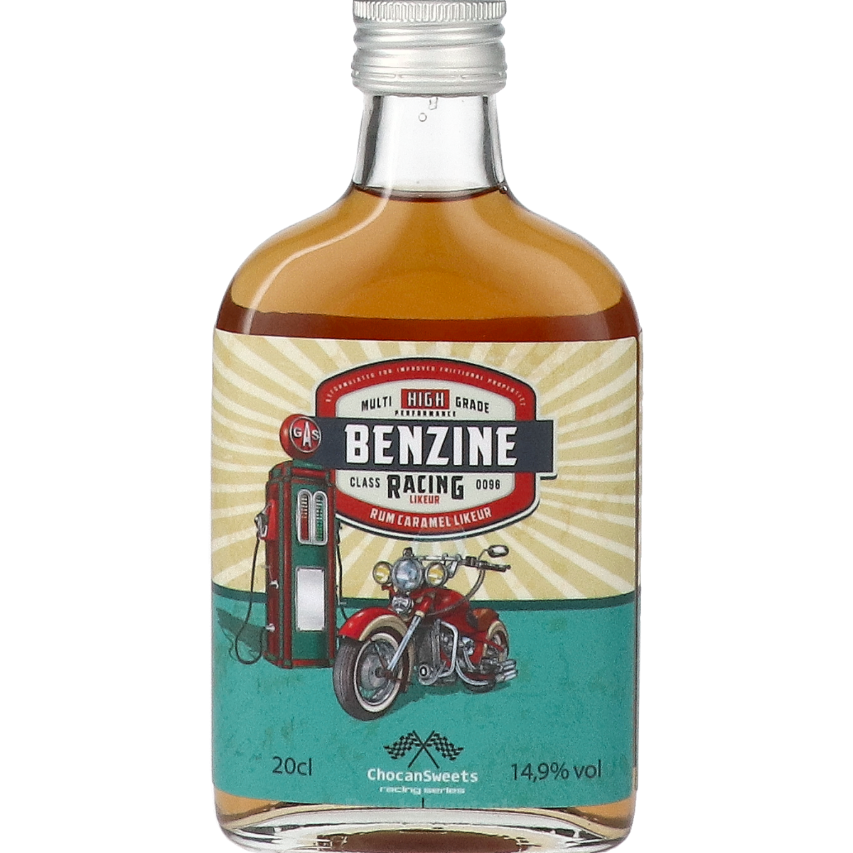 Benzine Rum Caramel Likeur Chopper 20 cl