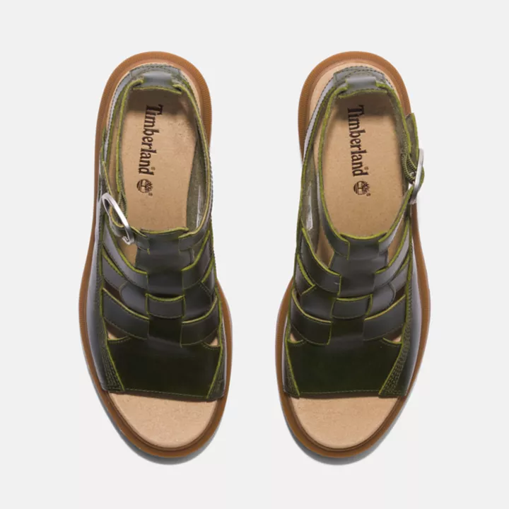 Sandale Fisherman Allington Heights pour femme en vert foncé