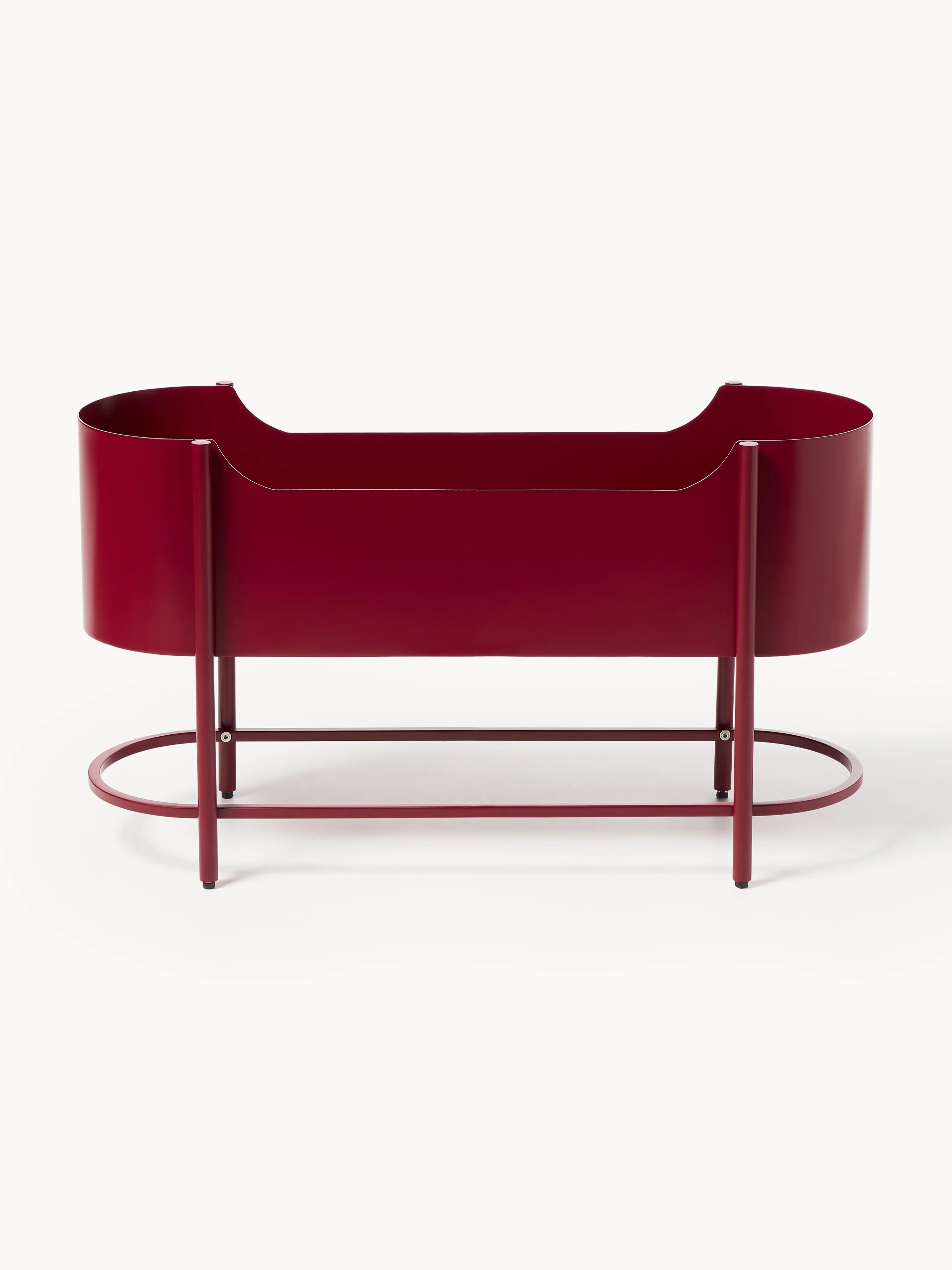 Metalen plantenbak Taru, H 45 cm