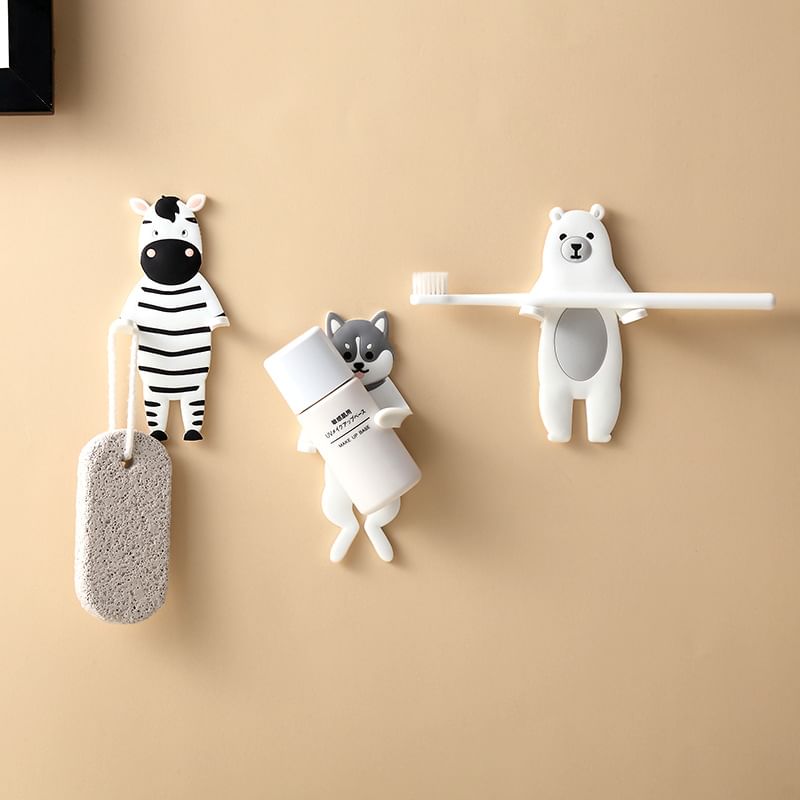 Karnemelk - Zelfklevende wandhaak met dierenmotief