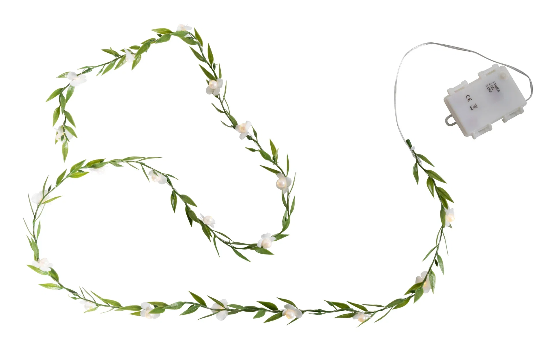 Lyslenke Med Blomster Lengde 200 cm