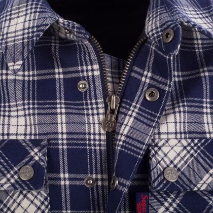 Surchemise Segura SIERRA - Bleu / Blanc