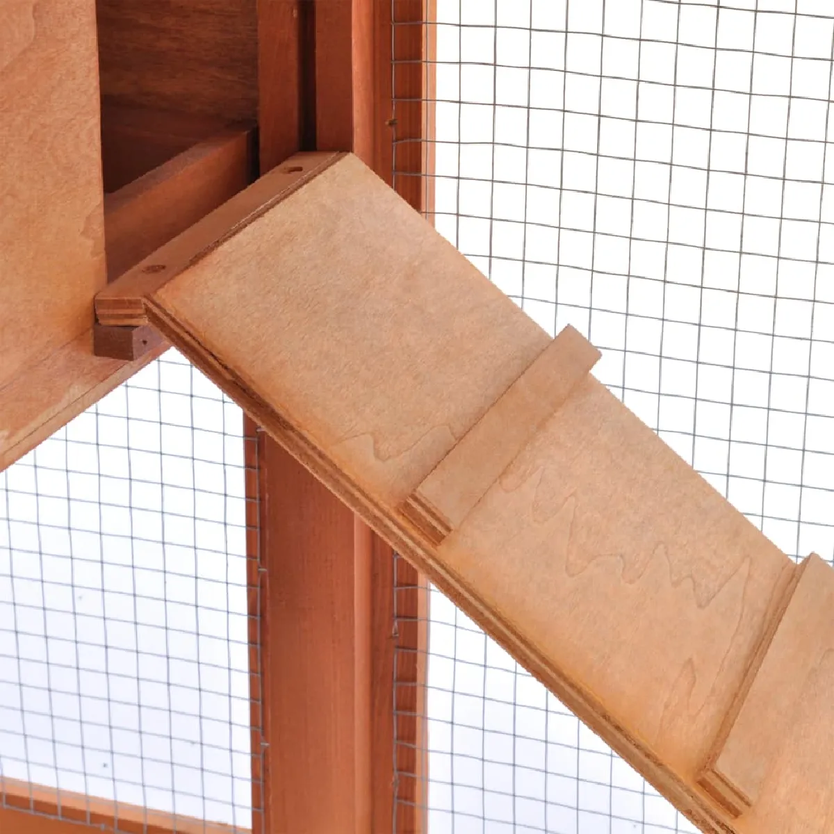 vidaXL Clapier extérieur - Large - Bois