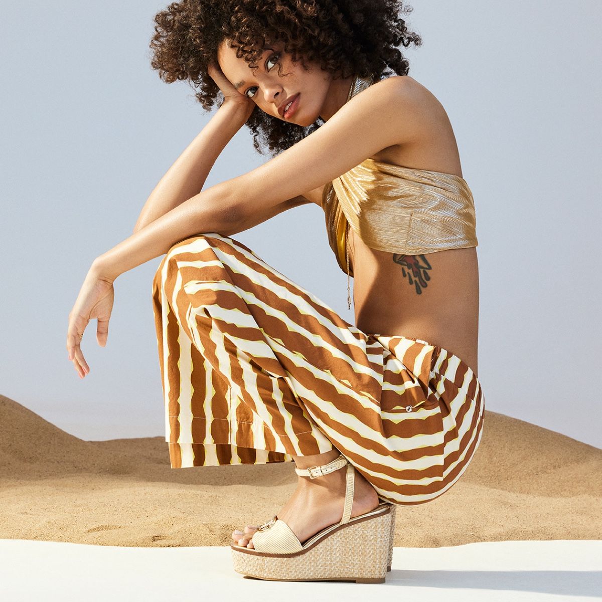 Carrabriria Light Beige Women Wedges & Espadrilles