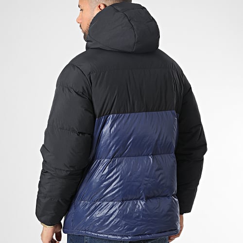 Doudoune Capuche Down Regen Puff HL9184 Noir Bleu Marine