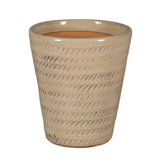 Pot Nirvana crème - D25xH28cm