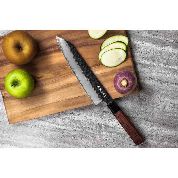 Set 2 couteaux Sayuto Sequoia San Mai office et chef Sayuto