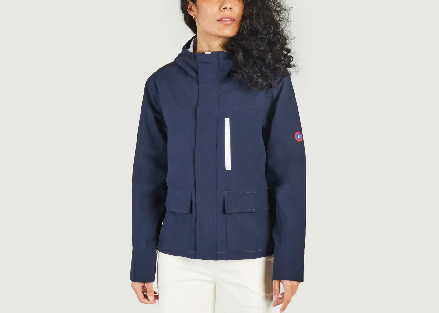 Parka courte imperméable Odéon Flotte