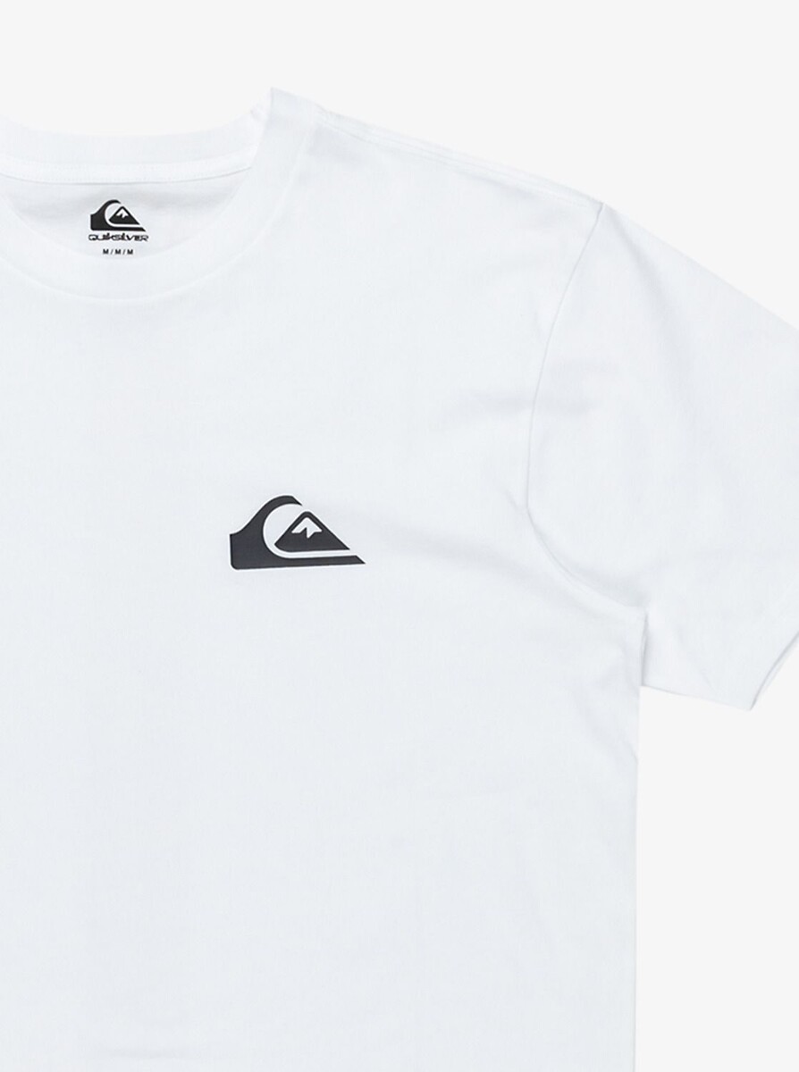 QUIKSILVER<br>Camiseta de manga curta, logotipo pequeno