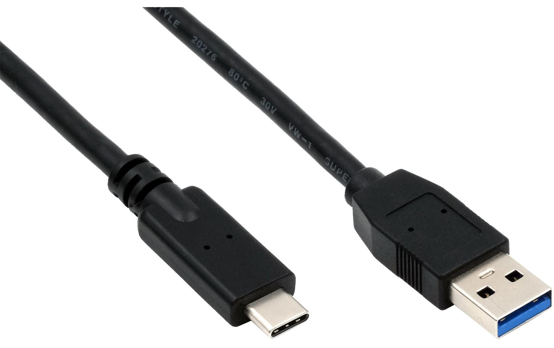 USB-Ladekabel EX-K1584 USB C - USB A 5 mDaten- und Ladekabel