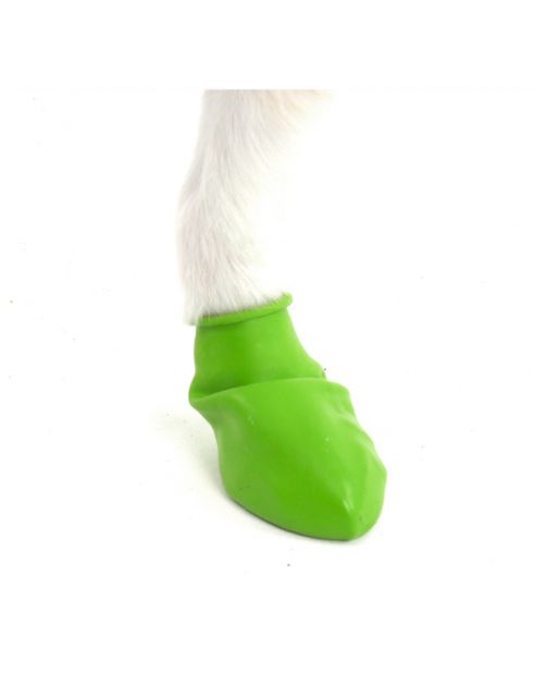 Pawz Rubber Dog Boots - Hondenschoen - Groen Tiny