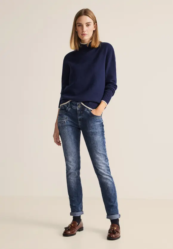 Casual Fit Jeans - heavy indigo wash