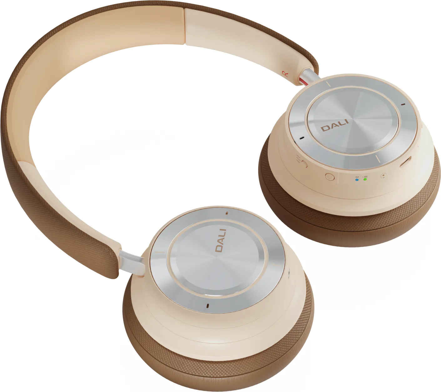 Dali IO-8 Blanc & Caramel Casques Bluetooth