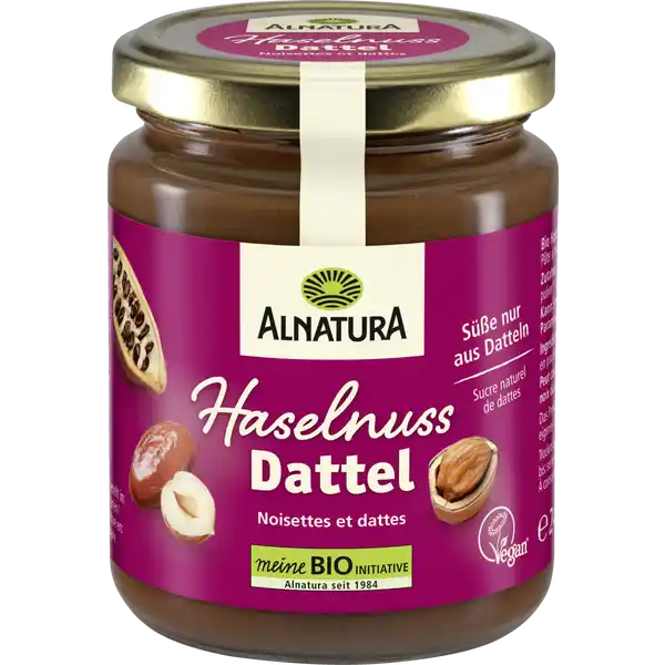 Bio Haselnuss-Dattel Creme