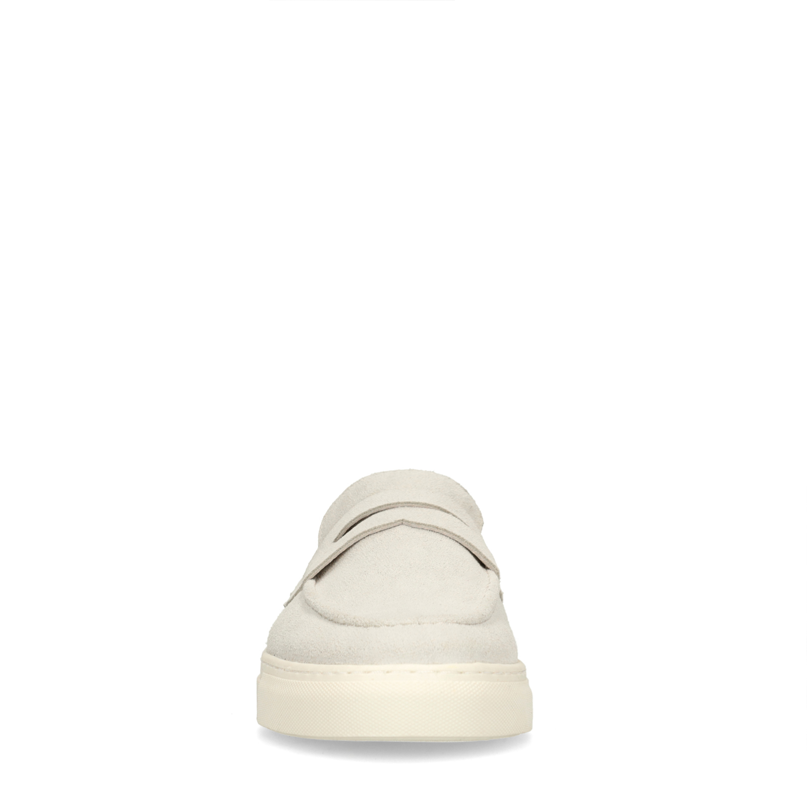 Beige suède loafers