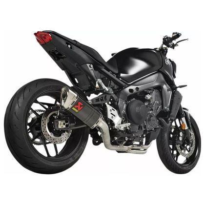 Ligne Complète Akrapovic Racing carbone Embout titane - Noir