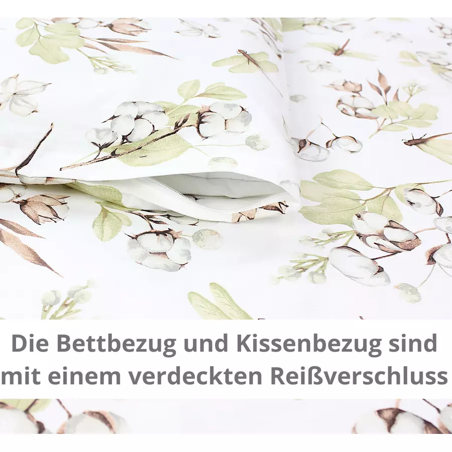 TupTam Kinder Bettwäsche Set 2-tlg weiß Modell 1