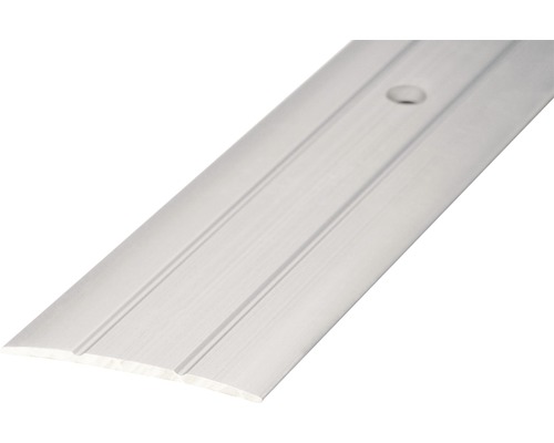 Aluminium overgangsprofiel, zilver, geperforeerd, 38 x 2700 mm