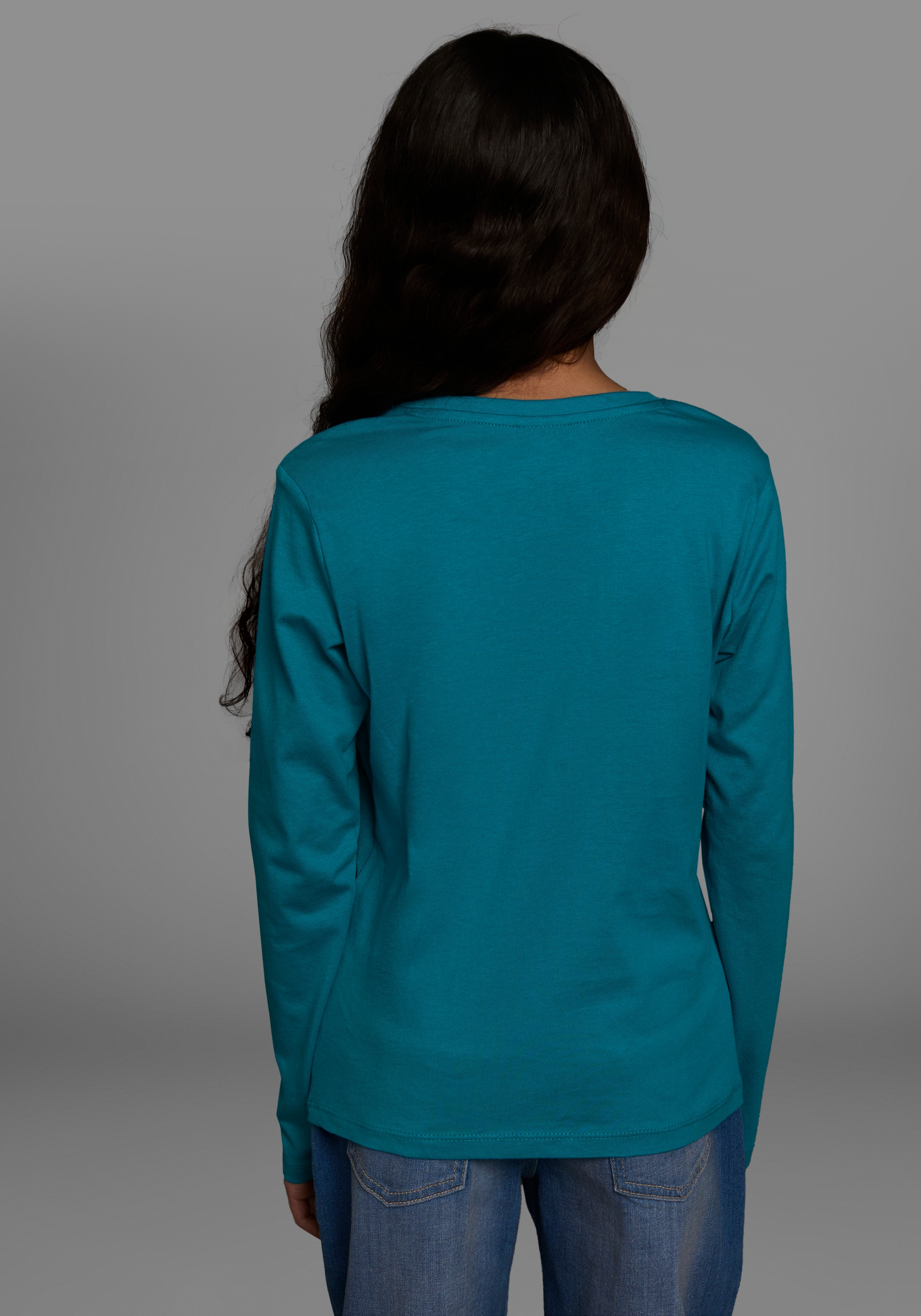 KIDSWORLD Langarmshirt »Ich hab das schon verstanden - es ist mir nur egal«, Langarm,  Basic-Passform,  mit Statements/Sprüchen