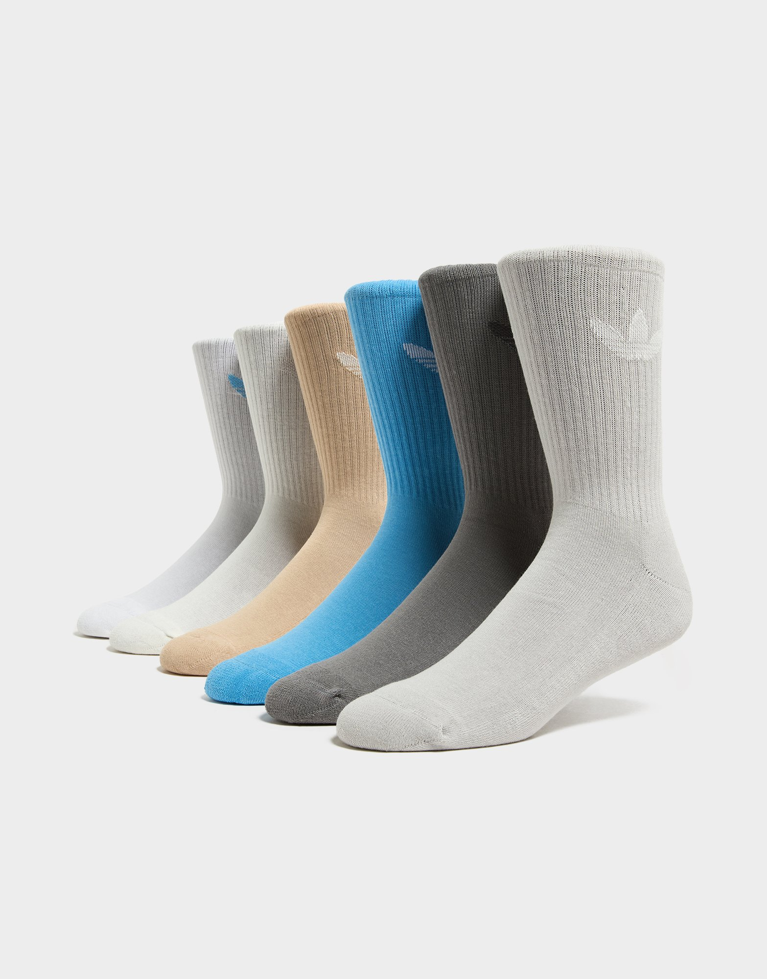adidas Originals Lot de 6 paires de chaussettes mi-mollet