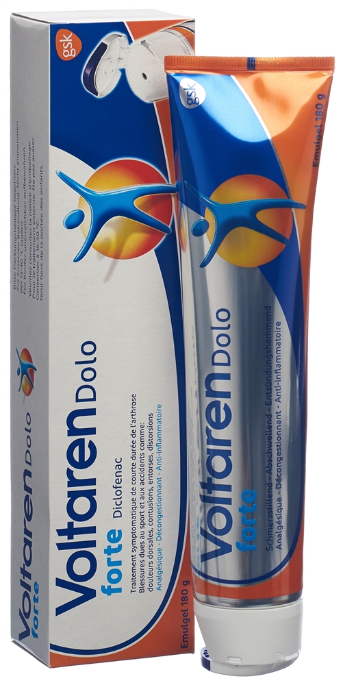 Voltaren Dolo forte<br>180 g, Tube, Gel, mit Easy Click Cap