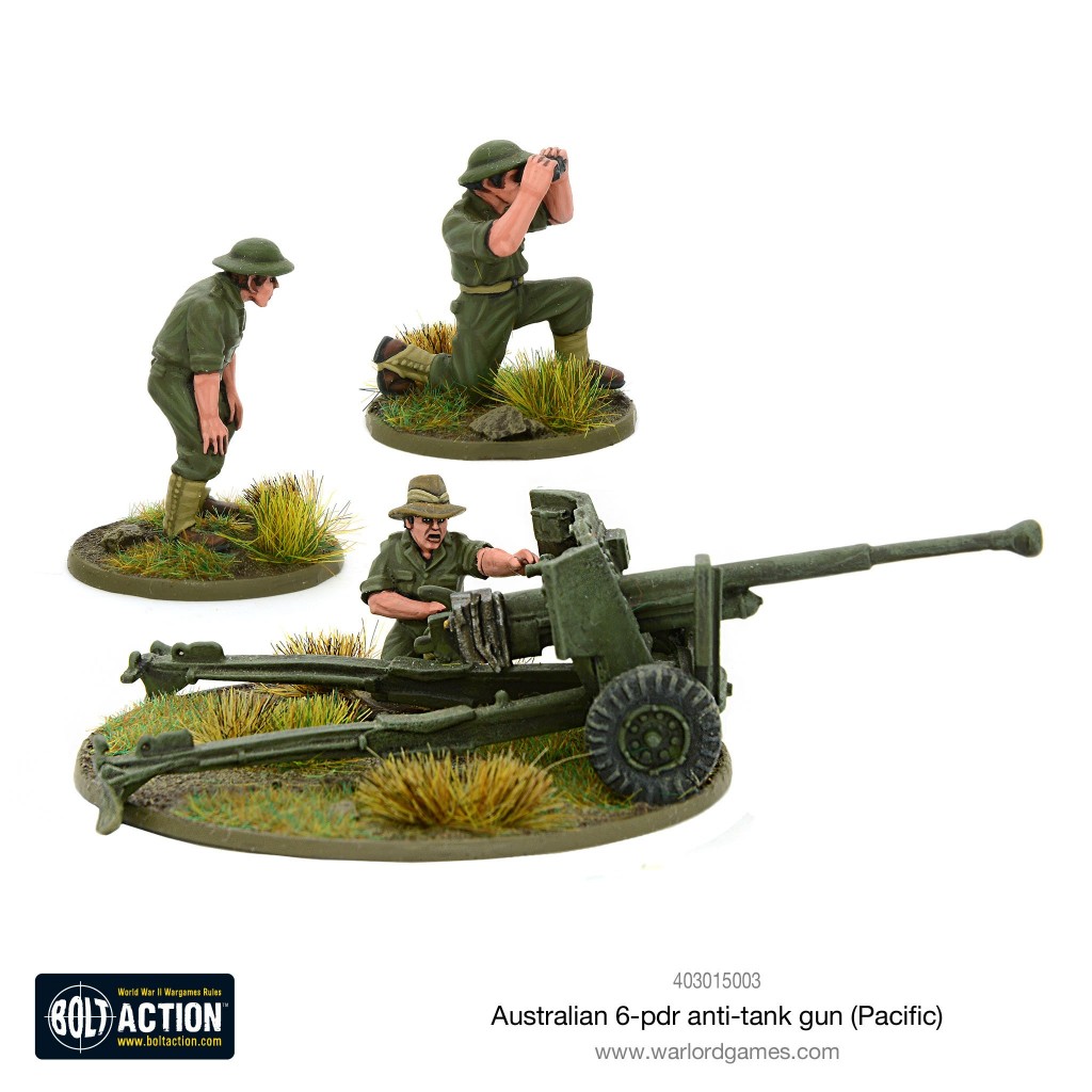 Bolt Action - Australian 6-pdr Anti-tank Hun