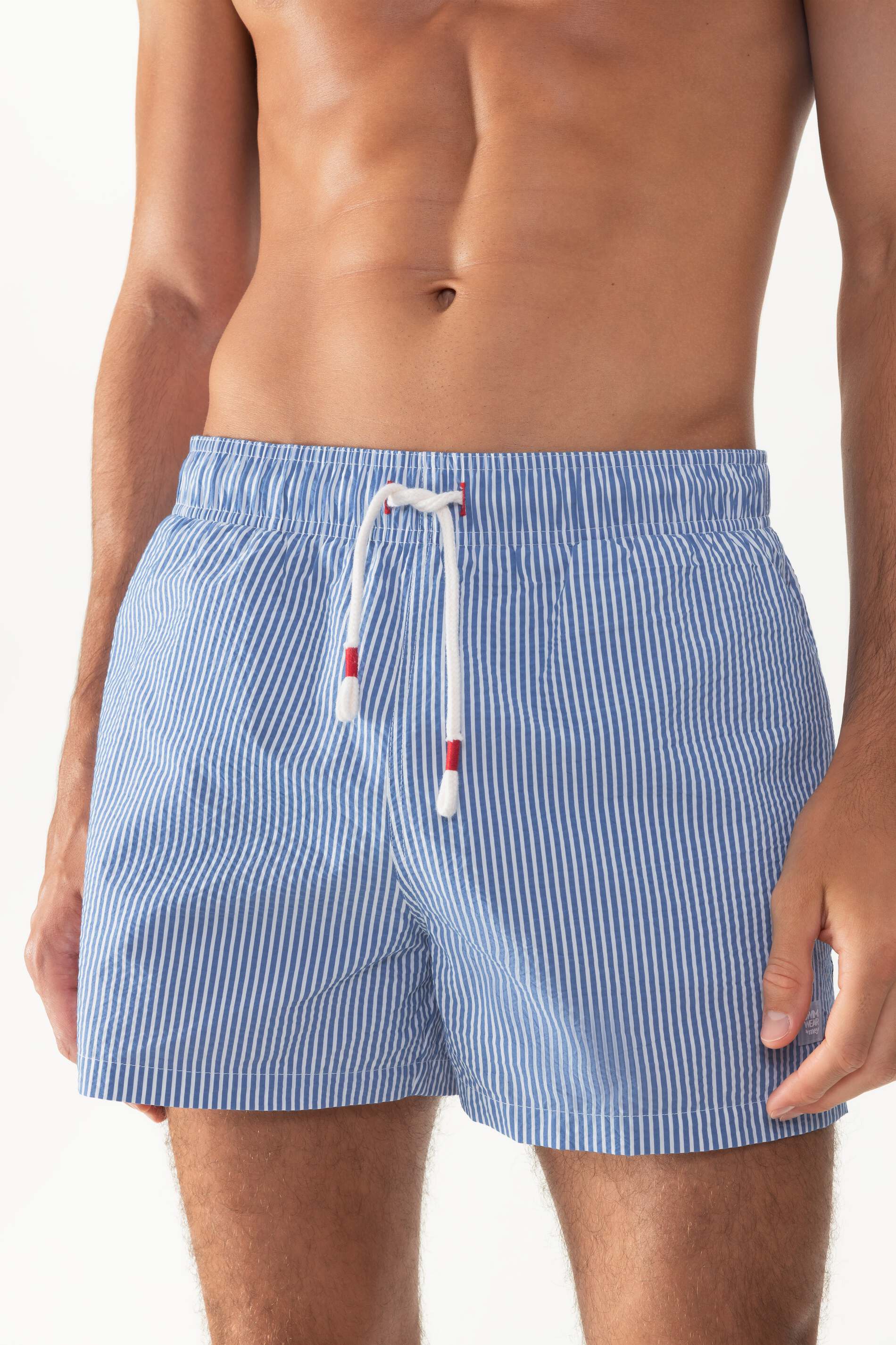 Badeshorts<br>Serie Seersucker Breeze Stripes