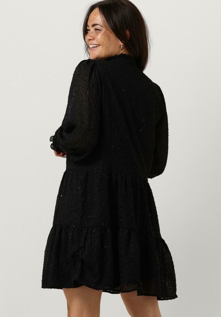 NEO NOIR zwarte neo noir mini jurk blunt glam dress