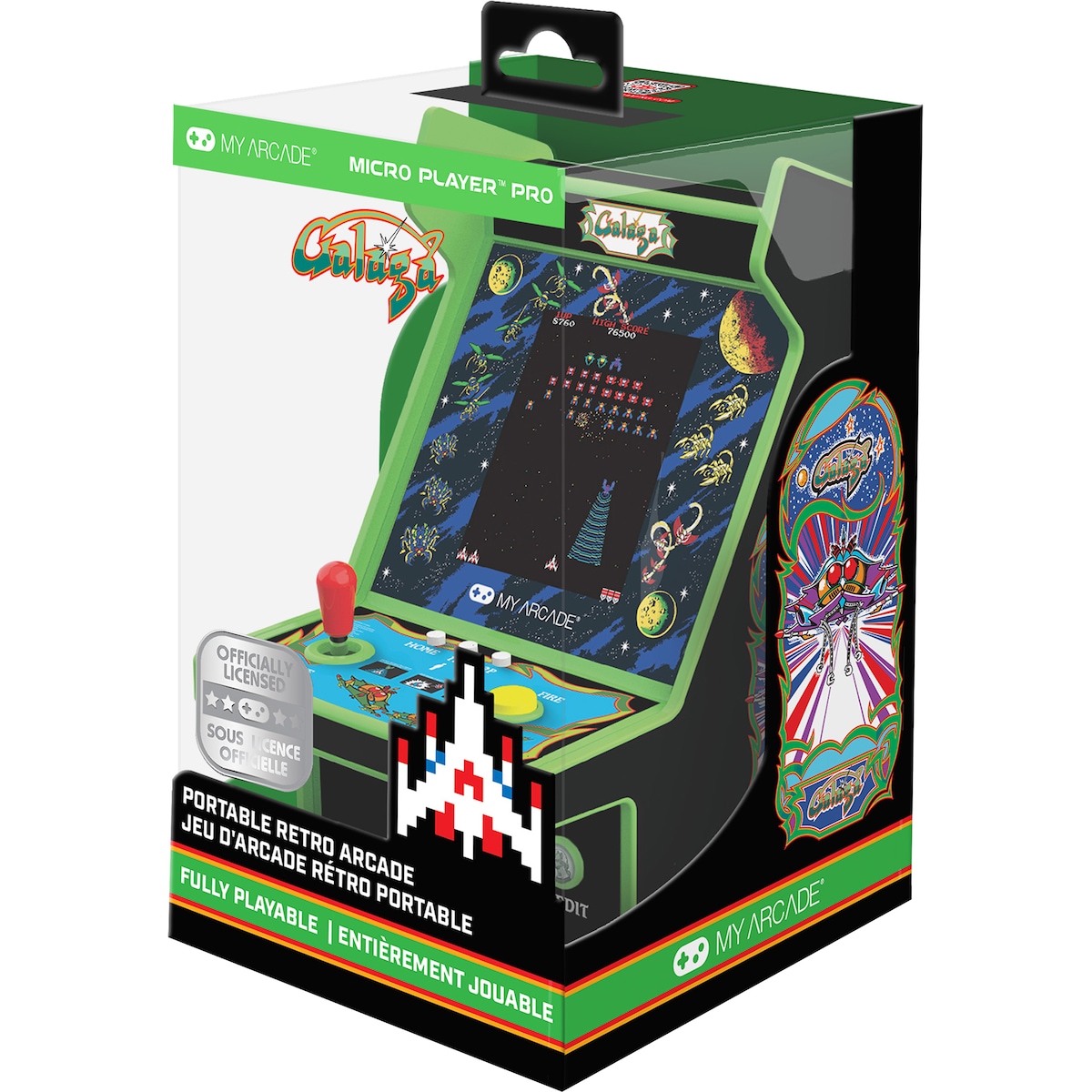 My Arcade Micro Player Pro 6,7” Galaga 2i1 retro spillkonsoll