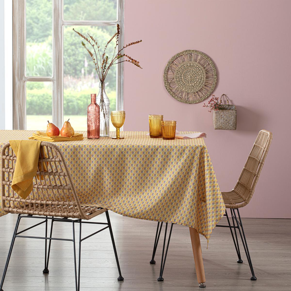 NAPPE ANTI TACHE IMPRIMEE GLORIA 140X240CM