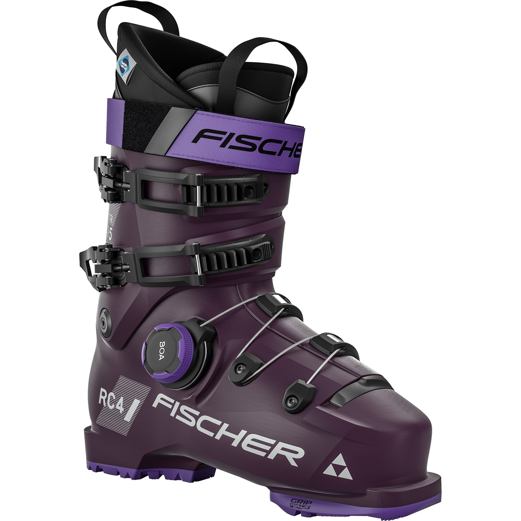 Fischer XTR RC4 95 MV BOA GripWalk Alpin Skischuhe Damen wineberry