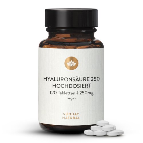 Sunday Natural Products  Hyaluronsäure 250 mgHochdosiert