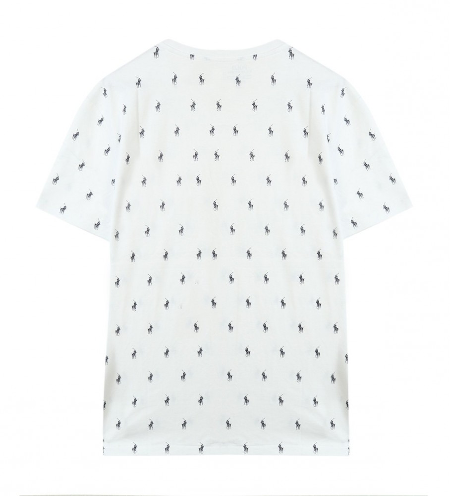 Camiseta branca com o logo da Ralph Lauren