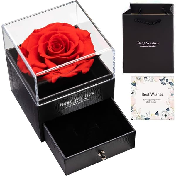 Smykkeskrin / Gaveeske – Eske med Rose