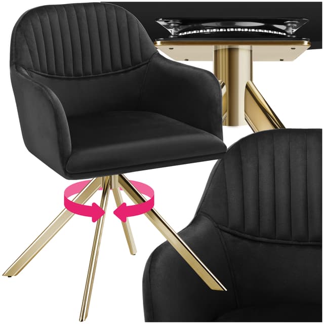 Stol Lona, velour med polstring