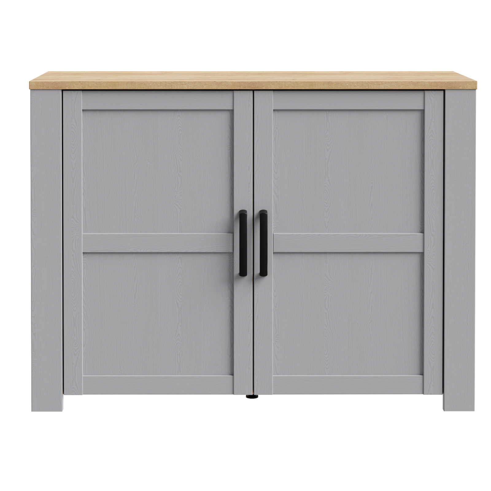 Kommode - Eiche grau - Riviera Eiche - 116 cm breit