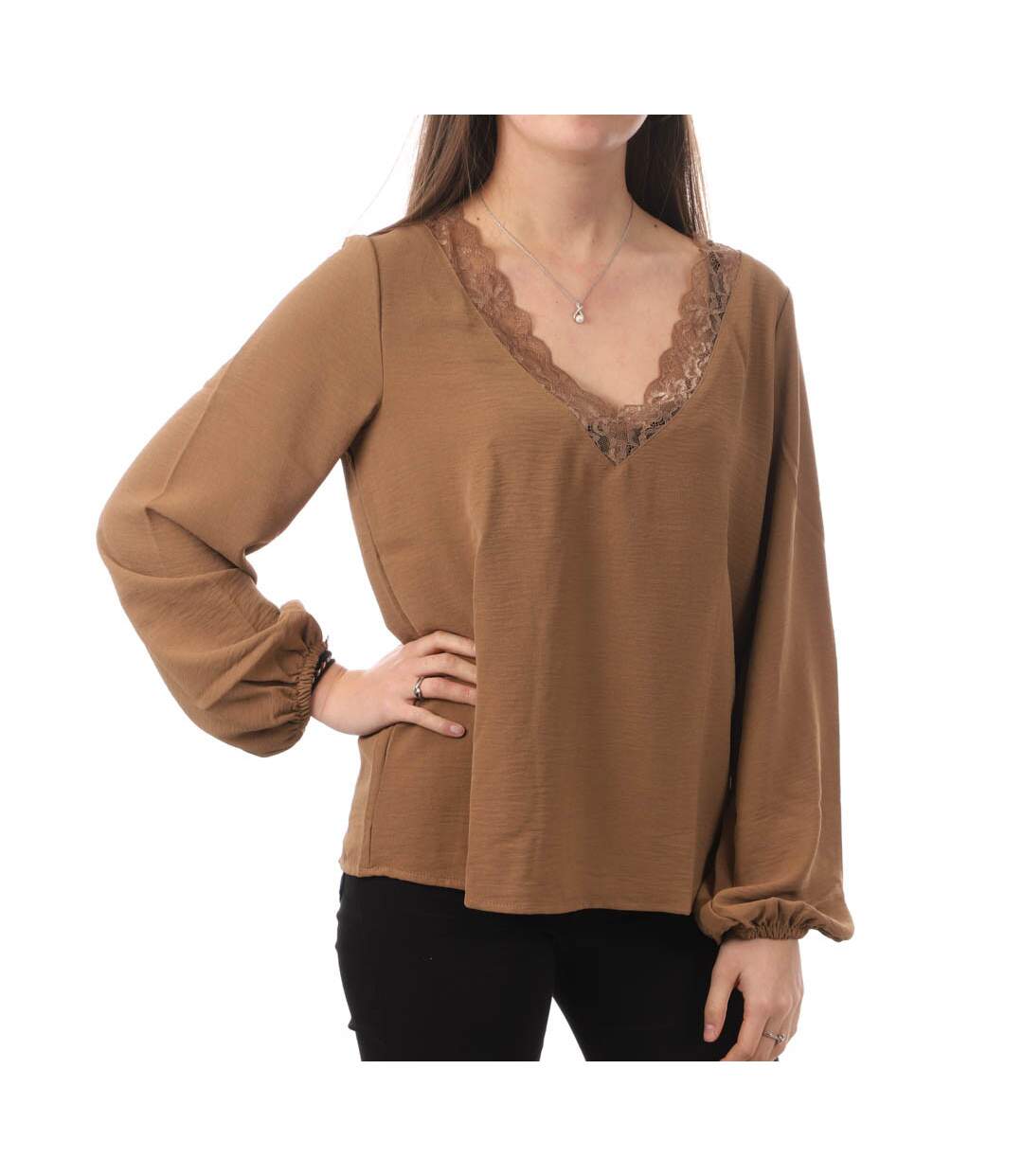 Blouse Marron Femme JDY Claudia