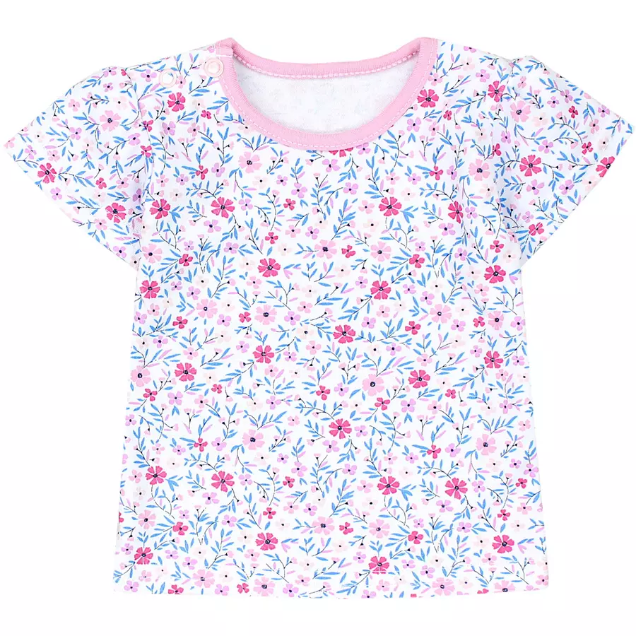TupTam Baby Mädchen Kurzarm T-Shirt 5er Set mintweiß