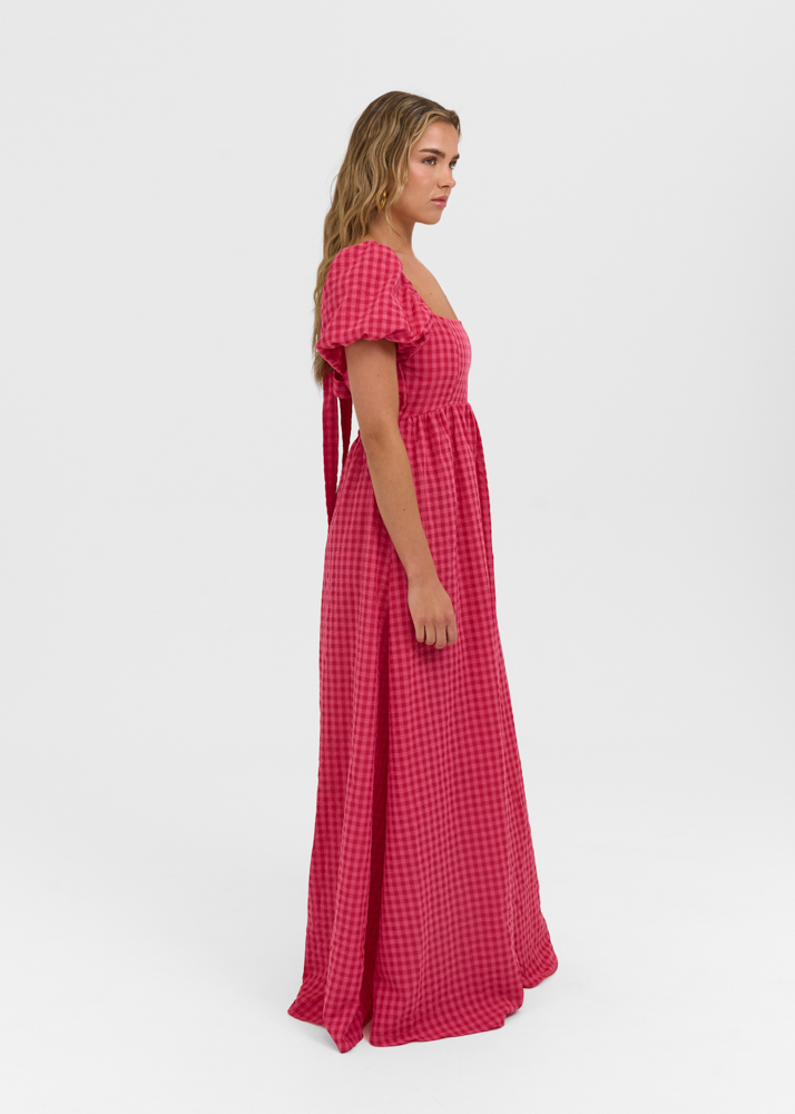 Sofia jurk fuchsia