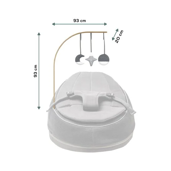 Arche d'éveil en bois doomoo Seat'n Swing   de               Babymoov