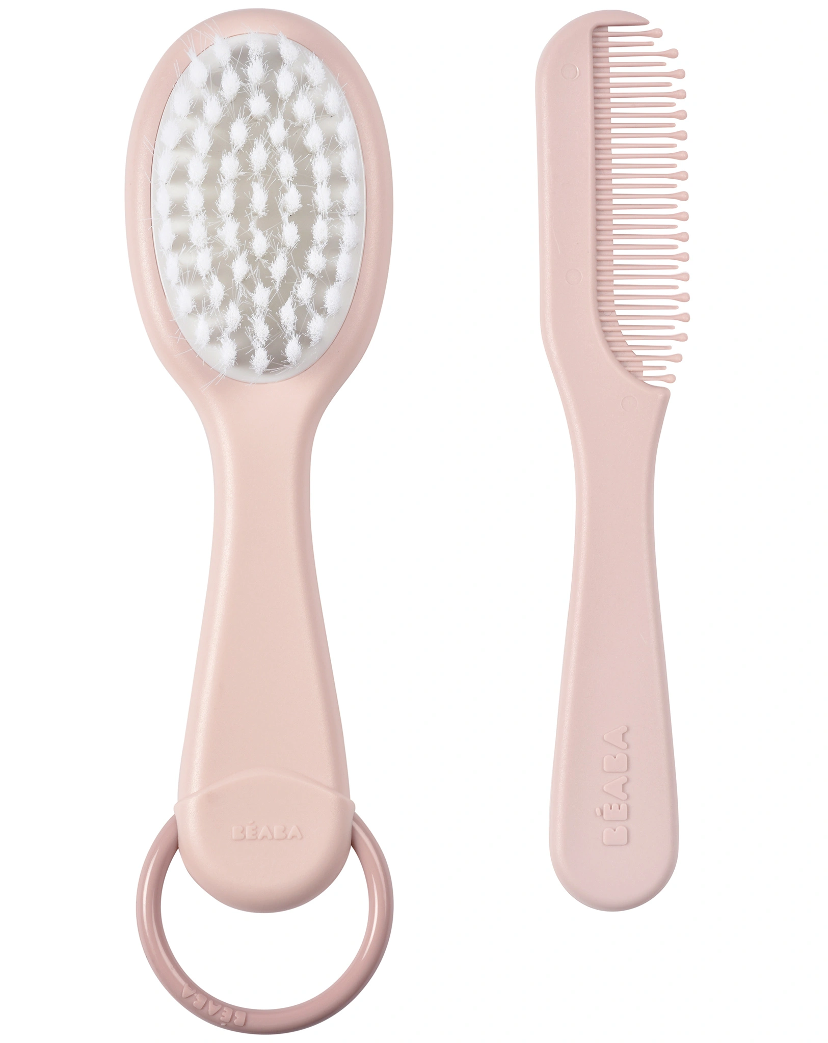 Haarbürste BABY CARE mit Kamm in old pink
