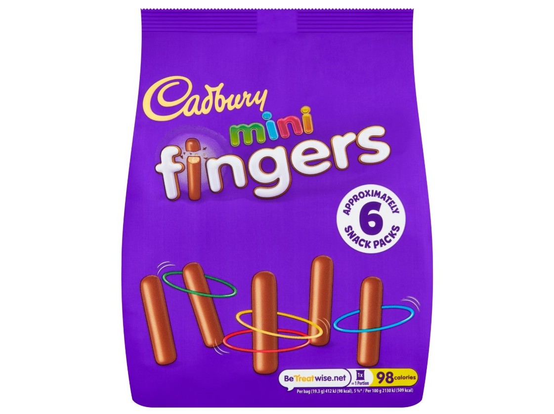 BOLACHA CADBURY MINI FINGERS 6 X 193G 1158G