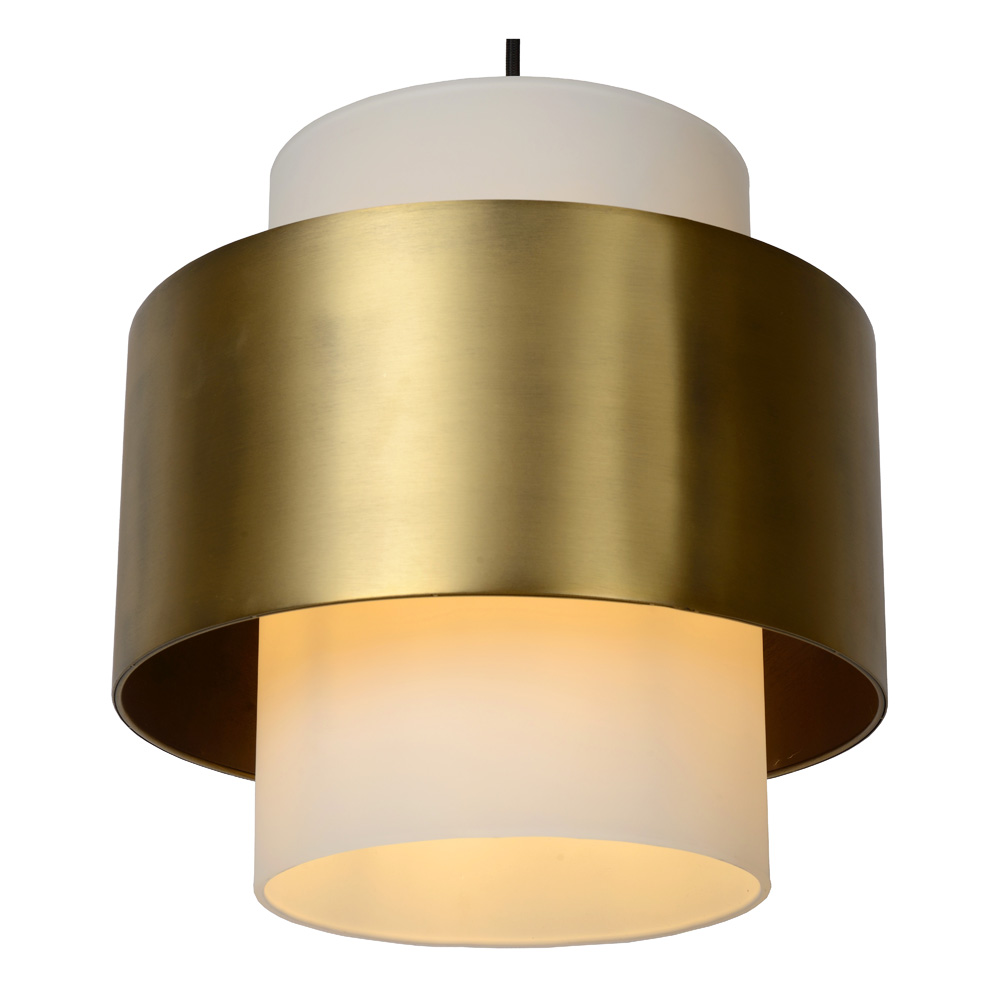 Lucide Firmin hanglamp 30cm 1x E27 goud mat