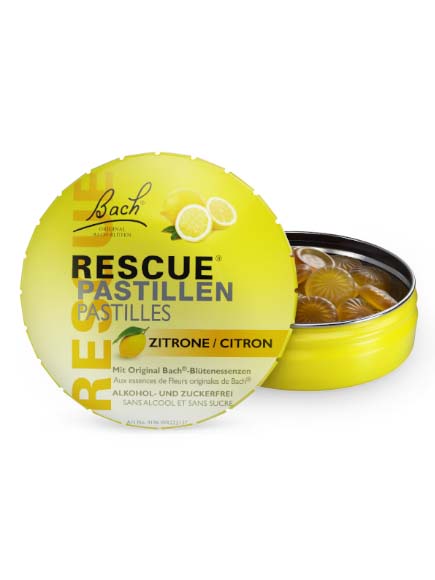 RESCUE Pastillen Zitrone Ds 50 g<br>50 g, Dose, Pastillen, Zitrone