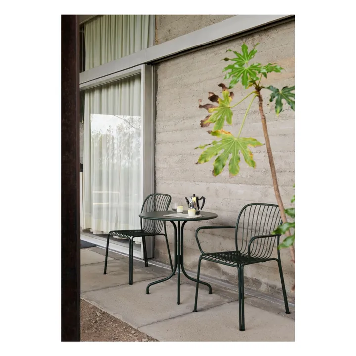 & Tradition Chaise avec accoudoirs Thorvald SC95, Space Copenhagen | Vert foncé