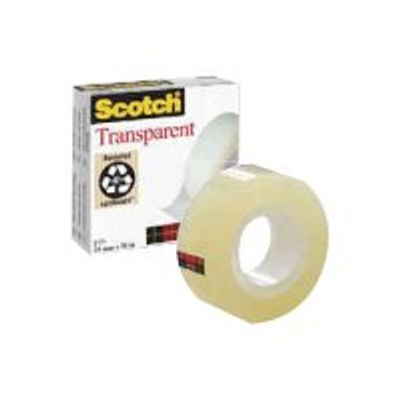 Scotch transparent 550 - Boîte de 8 rubans adhésifs - 19 x 33 mm